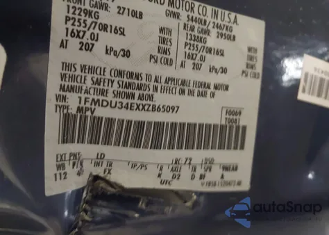 1999 Ford Explorer Eddie Bauer/Limited/Xlt from USA, damaged, VIN 1FMDU34EXXZB65097